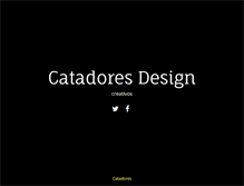 Tablet Screenshot of catadoresdesign.com.ar